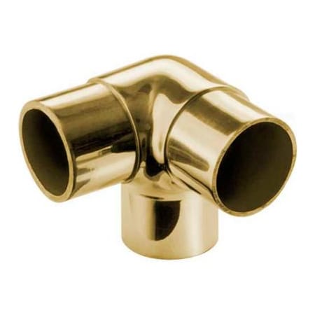 Lavi Industries Lavi Industries, Flush Elbow Fitting, Side Outlet, for 2" Tubing, Polished Brass 00-733/2